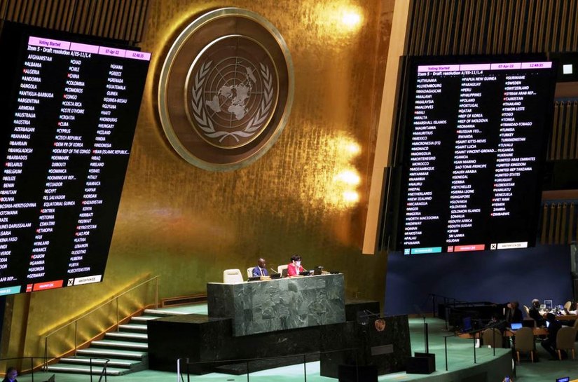 ONU suspende Rússia do Conselho de Direitos Humanos