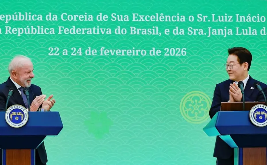Em Seul, Lula anuncia acordos comerciais com a Coreia do Sul