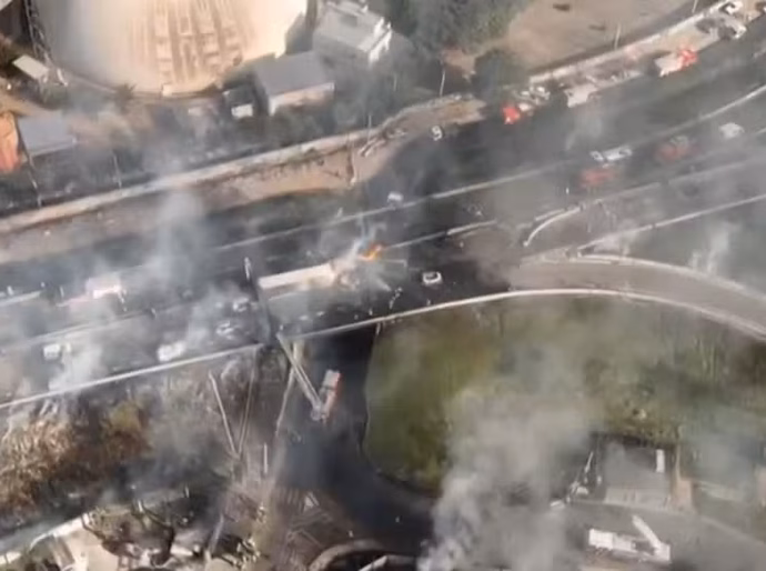 Explosão de caminhão no Chile que deixou 4 mortos e 17 feridos