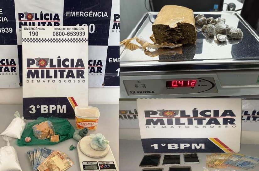 Bocas de fumo são fechadas na capital e cidades do interior; dez foram presos