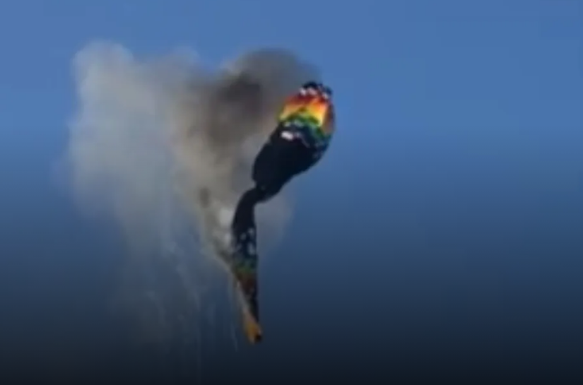 Oito pessoas morrem em queda de balão que pegou fogo em Praia Grande,SC