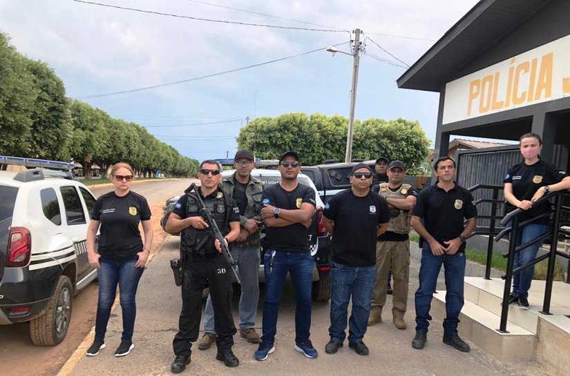 Policiais civis realizam operação em município do Norte visando coibir tráfico e roubo
