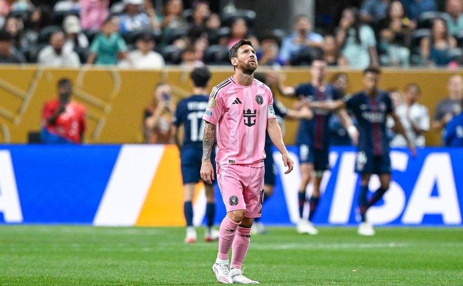 PSG atropela Inter Miami, despacha Messi com goleada e pega Bayern ou Fla