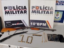 PM resgata casal mantido refém e prende três membros do Comando Vermelho por sequestro, cárcere e porte ilegal de arma