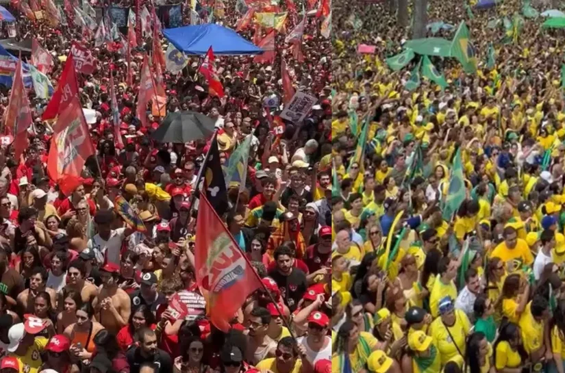 Flávio e Lula participam de atos no país; veja como estão as manifestações