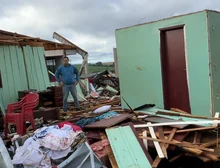 Tornado no PR atingiu nível 3 de 5 em escala de intensidade, diz governo