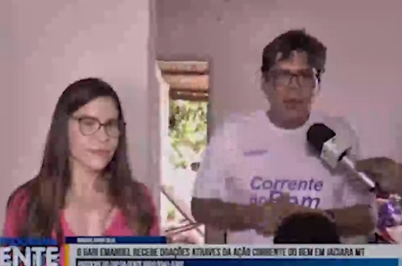 Veja Vídeo: Corrente do Bem doa prótese de perna e alimentos para gari em Jaciara MT