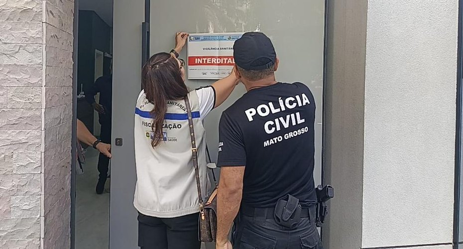 Polícia Civil e Vigilância Sanitária interditam fábrica clandestina de suplementos em Cuiabá