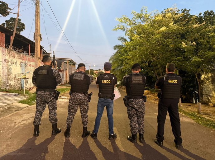 Veja Fotos: Operação mira facção criminosa suspeita de extorquir comerciantes na região do Araguaia,MT