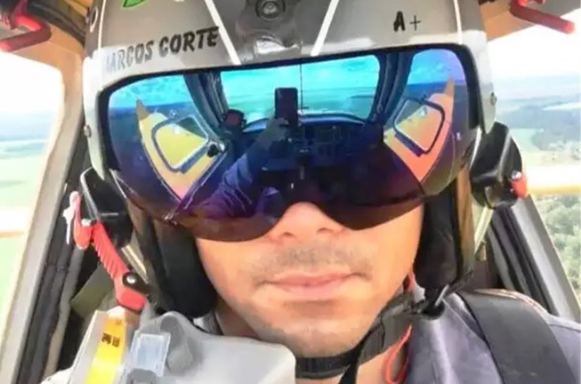 Veja Fotos: Avião agrícola cai neste sábado, 30, em MT, próximo ao Rio Ximary e mata piloto e passageiro