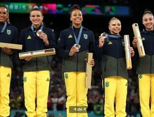 Brasil conquista medalha inédita por equipes da ginástica artística; EUA ficam com o ouro
