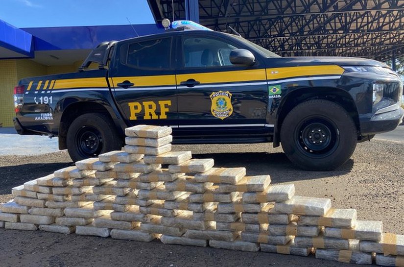PRF prende motorista com 67 kg de Skunk em Alto Garças,MT