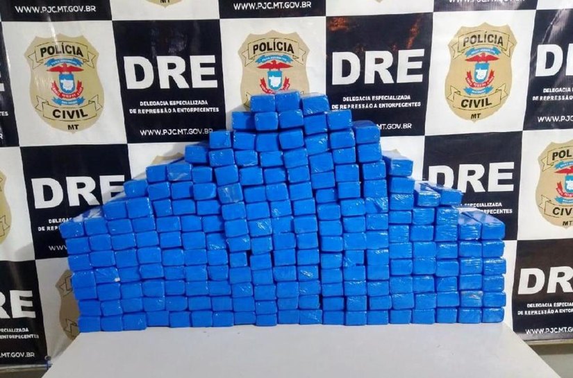 Polícia Civil prende traficantes com carregamento de 192 tabletes de maconha em Cuiabá