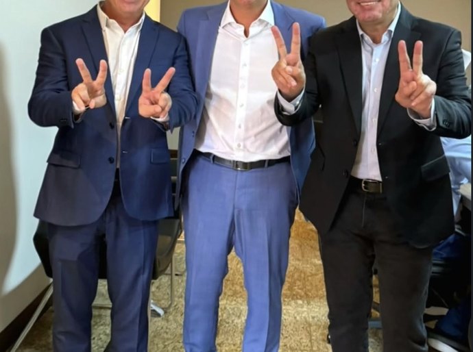 MAURO MENDES E CIDINHO ENTRAM NA LINHA DE FRENTE E SERÃO PEÇAS-CHAVE DA CAMPANHA DE FLÁVIO BOLSONARO EM MT