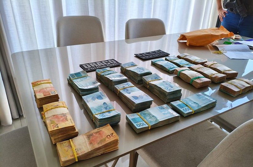 Polícia Civil mira membros de facção criminosa que utilizavam terceiros e valores em espécie para lavagem de capitais