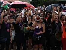 Em Brasília, mulheres denunciam feminicídios e a omissão do Estado