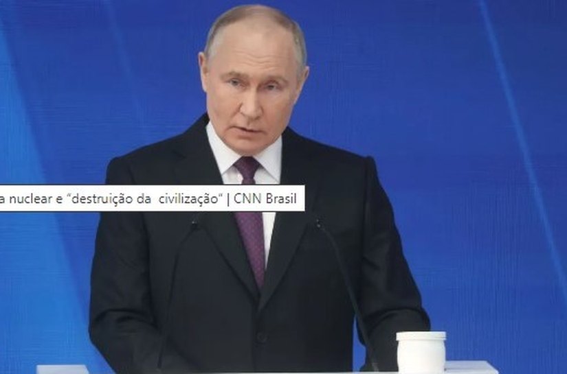 Putin alerta Ocidente para risco de guerra nuclear e “destruição da civilização”