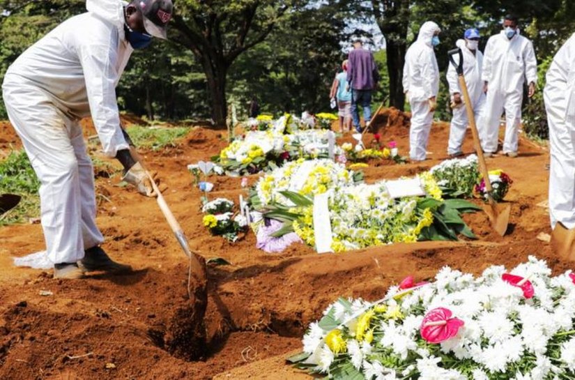 Média móvel de mortes por Covid-19 cai para menor patamar desde início de março