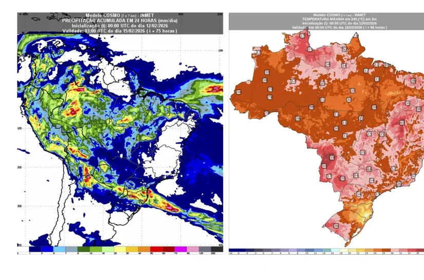 Carnaval terá chuva e calor em boa parte do país