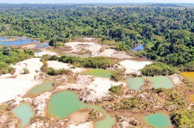 Garimpo ilegal entre as regiões de Carlinda e Alta Floresta é multado em R$ 400 mil