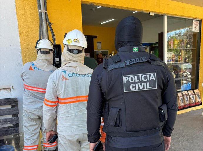 Mercado, lava-jato, borracharia e distribuidora são flagrados fazendo “gato” de energia em Várzea Grande