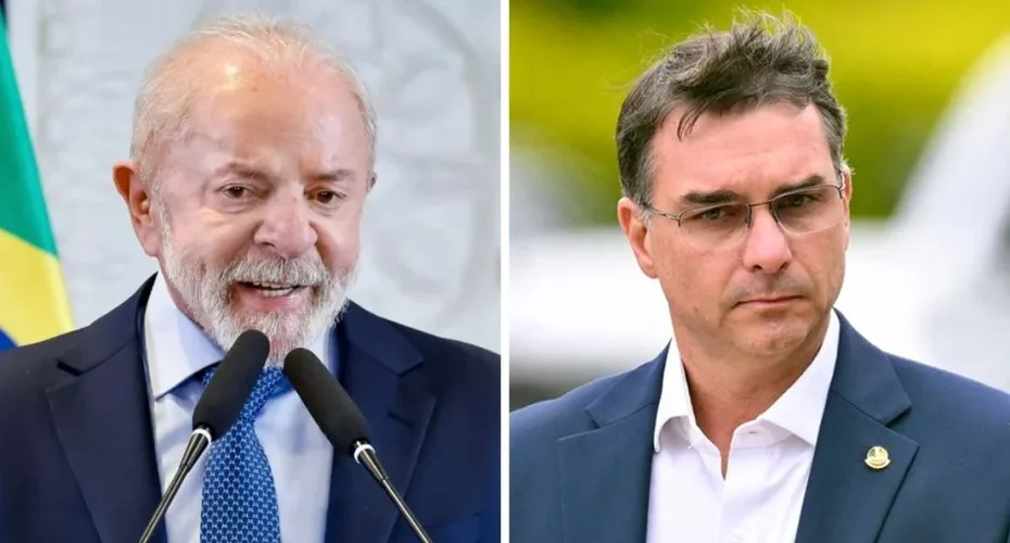 Lula volta a ficar à frente de Flávio no 2º turno no Agregador de Pesquisas da BBC News Brasil