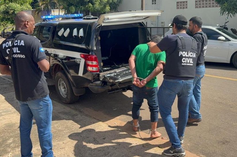 Polícia Civil prende homem por tentativa de homicídio e envolvimento com facção criminosa em Rondonópolis, MT
