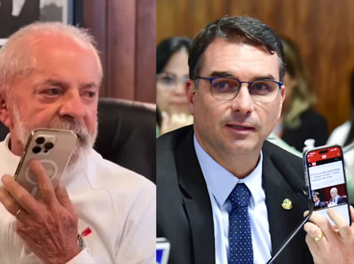 A 3 meses da eleição, Lula lidera em seguidores nas redes e Flávio, tração