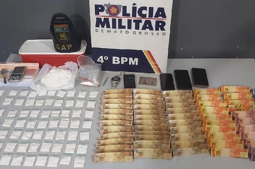 PM prende no sábado, 20, à noite, casal que fazia entrega de drogas em domicílio em VG