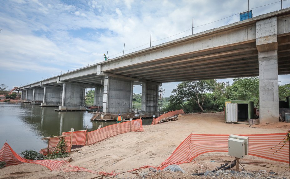 Ponte e viaduto do Rodoanel estão com mais de 90% de execução