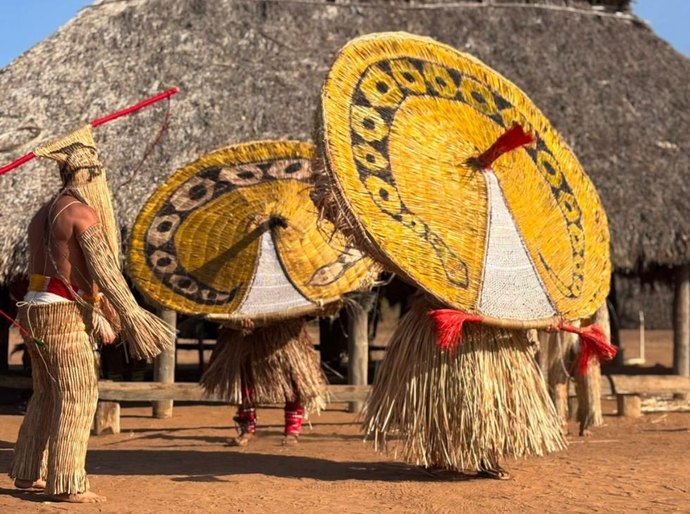 Casa Cuiabana recebe exposição de máscaras sagradas confeccionados pelo povo Mehinaku, do Alto Xingu