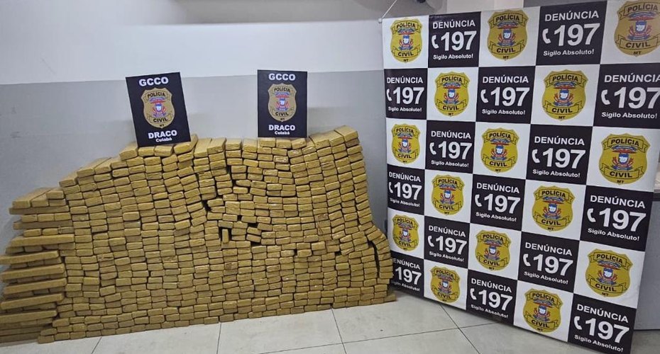 Polícia Civil apreende aproximadamente meia tonelada de maconha em VG