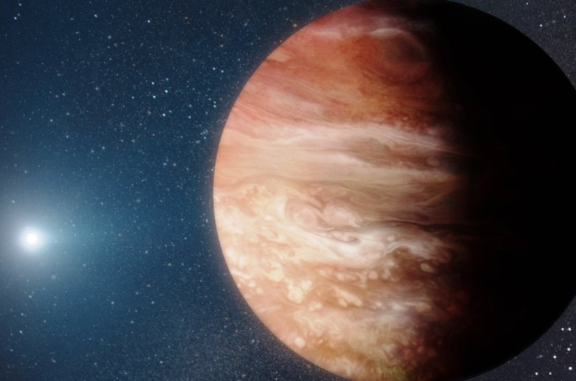 Planeta gigante orbitando estrela morta mostra o que pode acontecer após sol morrer