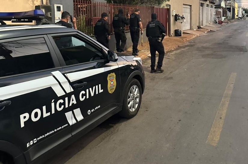 Polícia Civil cumpre mandados contra investigados por homicídio em Campo Verde