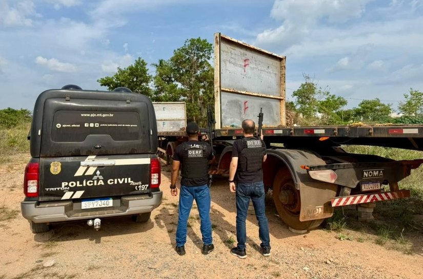Polícia Civil recupera no Pará carretas furtadas de pátio de veículos apreendidos em Confresa,MT