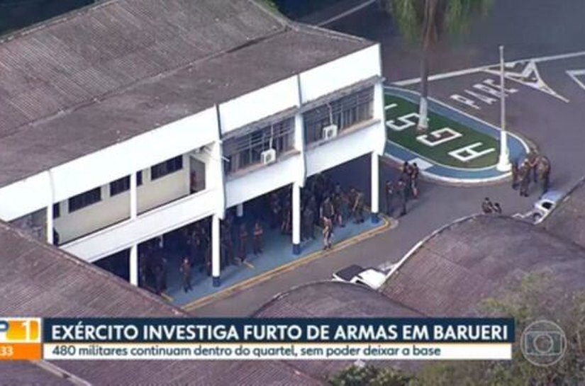 Entenda o que é aquartelamento, medida tomada pelo Exército em casos graves como o do furto das 21 metralhadoras em SP