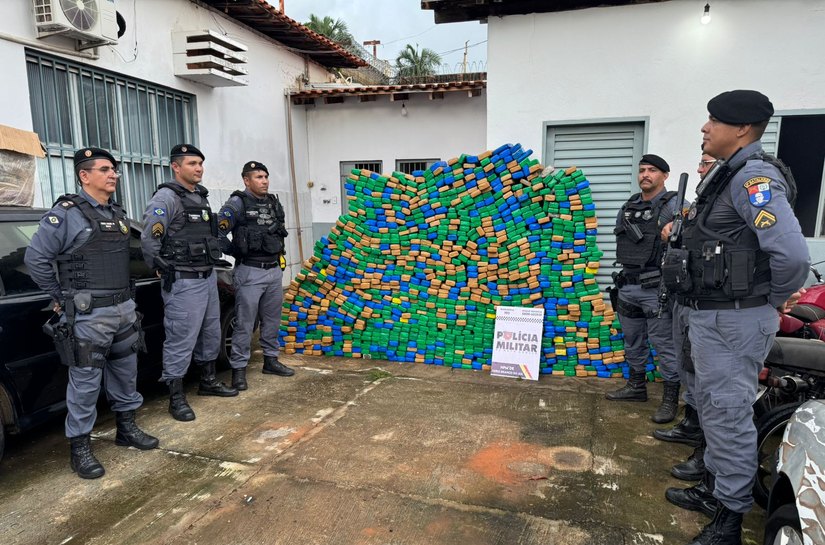 Polícia Militar apreende mais de 1,1 tonelada de maconha em Itiquira