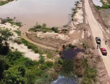 Batalhão Ambiental fecha área ilegal de mineradora e aplica multa de R$ 188 mil