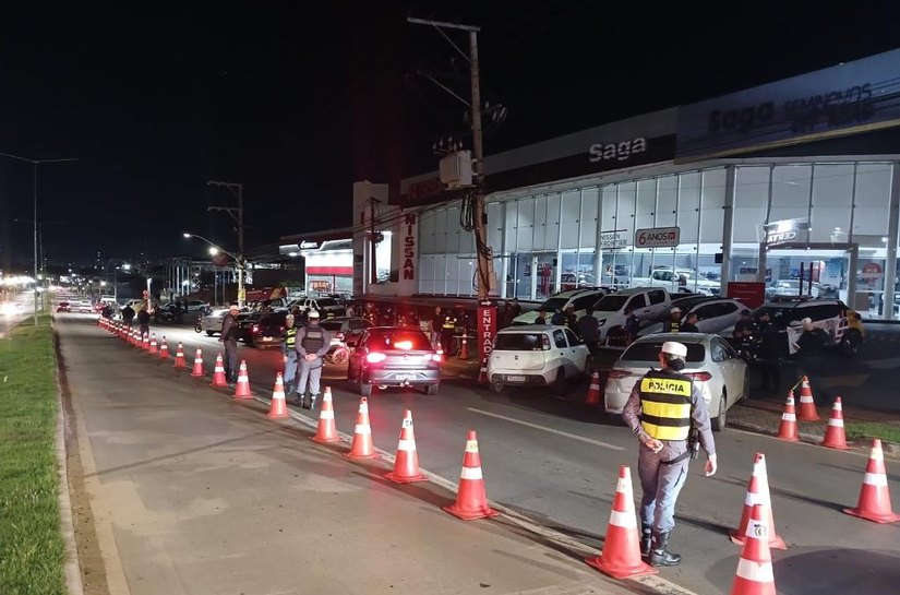 Operação Lei Seca termina com 10 motoristas presos por embriaguez em Várzea Grande