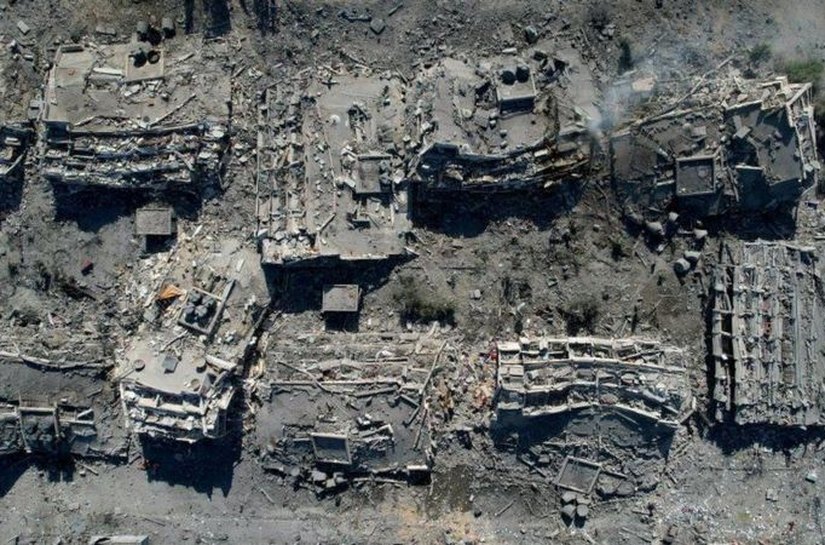 Bairro inteiro de Gaza é destruído após ataques; hospital recebe ordens de esvaziamento