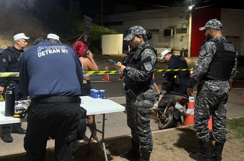Lei Seca intensifica fiscalização e prende quatro condutores em Cuiabá