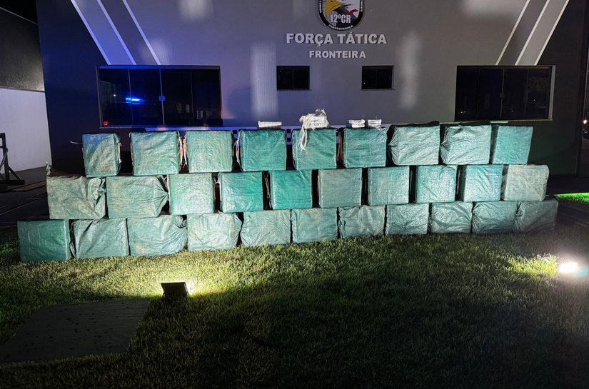 Forças de segurança de MT apreendem 1 tonelada de cocaína e causam prejuízo de R$ 25 milhões ao crime organizado