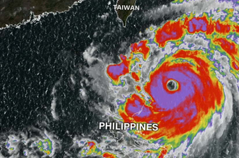 Tempestade no Pacífico vira supertufão e vai em direção às Filipinas com ventos de 240 km/h