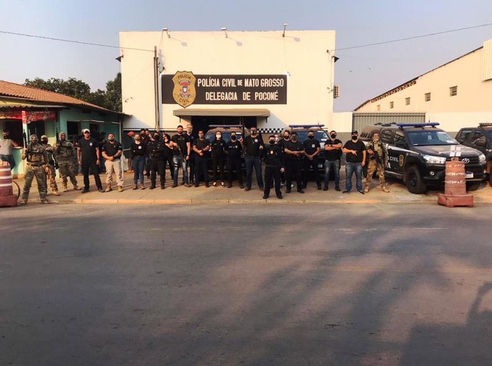 Operação Checkout cumpre 35 ordens judiciais em investigação de crimes graves em Poconé