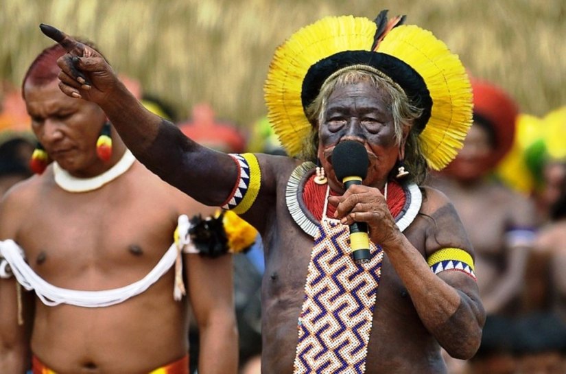 Cacique Raoni, de MT, testa positivo para covid-19