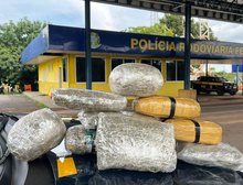 PRF apreende droga na BR-070, em Poconé,MT