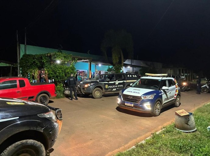 Polícias Civil e Militar realizam operações integradas em Santa Cruz do Xingu e Santo Antônio do Fontoura,MT
