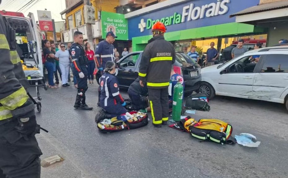 Motorista sofre mal súbito, bate em placa e morre em Cuiabá