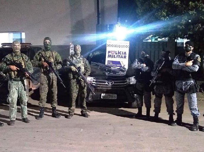 Policiais militares e civis de MT e RO prendem quadrilha e frustram roubo de aviões