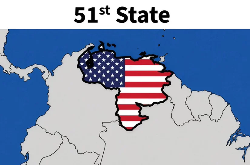 Trump faz publicação retratando a Venezuela como 51° estado dos EUA